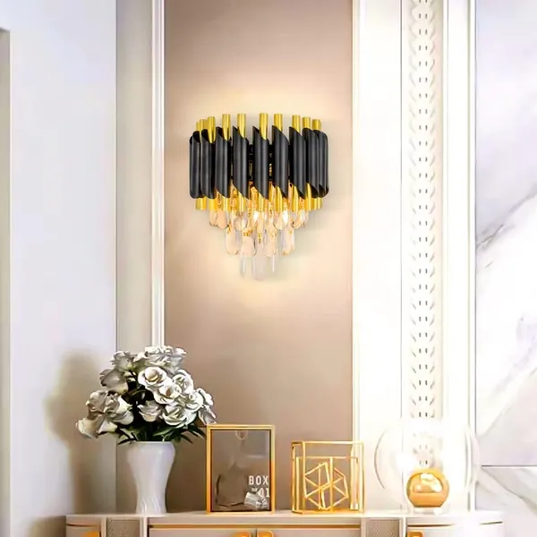 Modern_Crystal_Wall_Sconce_Lighting_Black_Wall_Light_Fixture_Bedside_Light_3_Tiers_Wall_Lamp_For_Bedroom_Bathroom_Dinning_Living_Room_Hallway_(Black_&_Gold,_4)