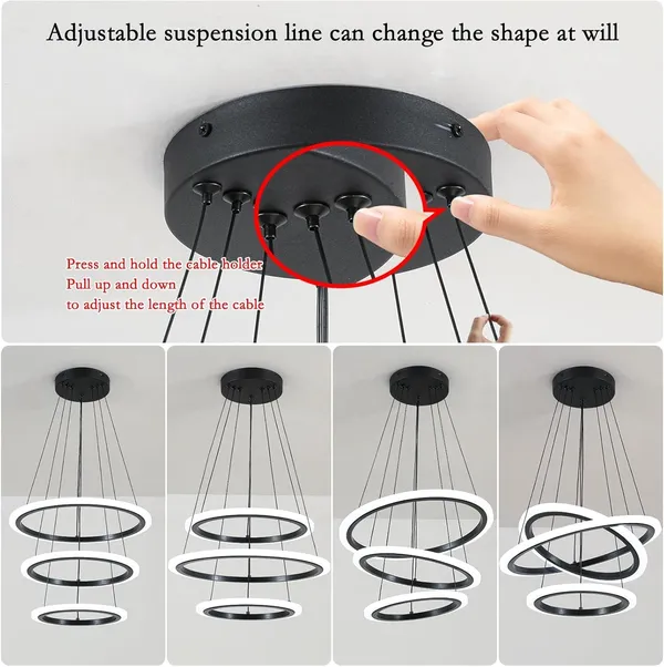 Modern_Led_Chandelier,_Acrylic_3-Ring_Design,_Ring_Flush_Mount_Chandelier_With_Adjustable_Hanging_Cord_Pendant_Light_Fixture,_For_Dining_Living_Room_Bedroom_(_Black_)