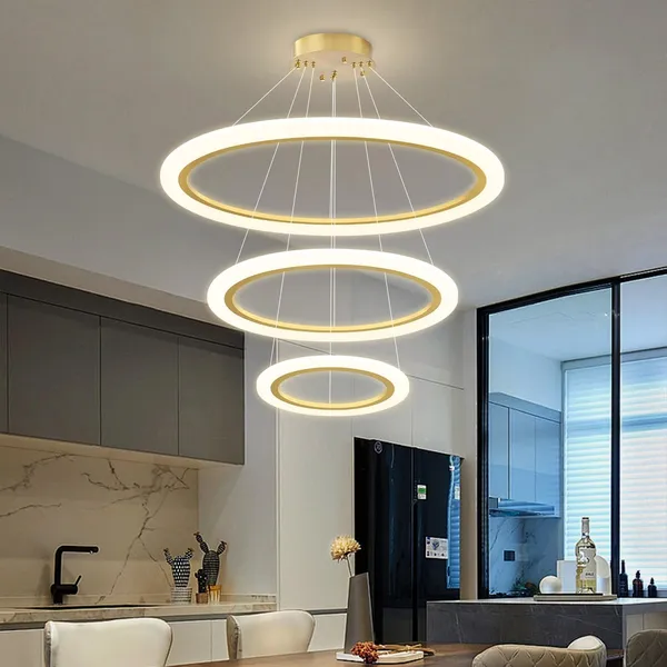 Modern_Led_Gold_Ring_Chandelier,_Acrylic_3-Ring_Design,_Flush_Mount_Chandelier_With_Adjustable_Hanging_Cord_Pendant_Light_Fixture,_For_Dining_Living_Room_Bedroom_(Gold)