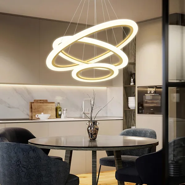 Modern_Led_Gold_Ring_Chandelier,_Acrylic_3-Ring_Design,_Flush_Mount_Chandelier_With_Adjustable_Hanging_Cord_Pendant_Light_Fixture,_For_Dining_Living_Room_Bedroom_(Gold)