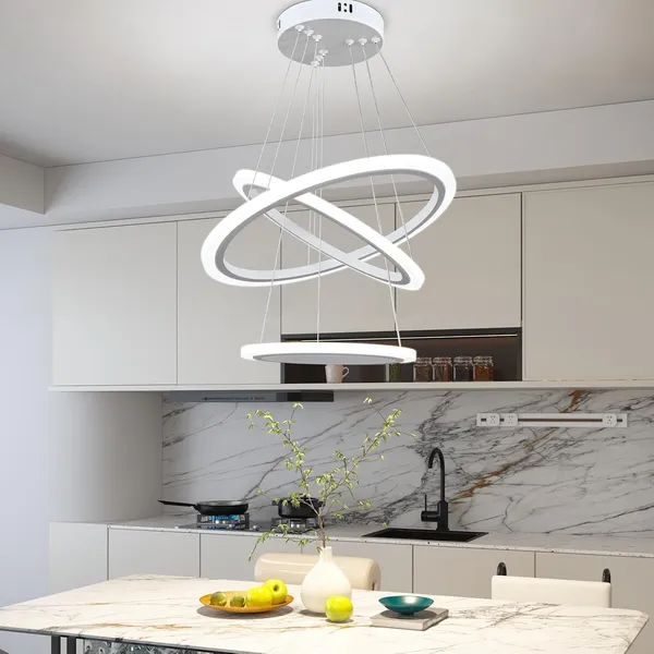 Modern_Led_Chandelier,_Acrylic_3-Ring_Design,_Ring_Flush_Mount_Chandelier_With_Adjustable_Hanging_Cord_Pendant_Light_Fixture,_For_Dining_Living_Room_Bedroom_(White)