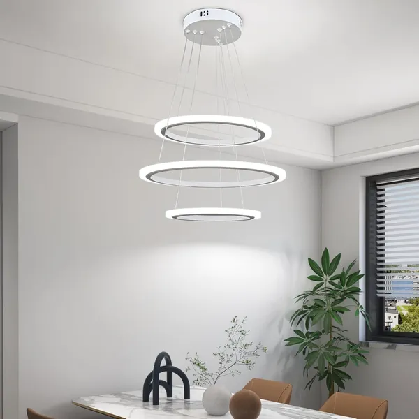 Modern_Led_Chandelier,_Acrylic_3-Ring_Design,_Ring_Flush_Mount_Chandelier_With_Adjustable_Hanging_Cord_Pendant_Light_Fixture,_For_Dining_Living_Room_Bedroom_(White)