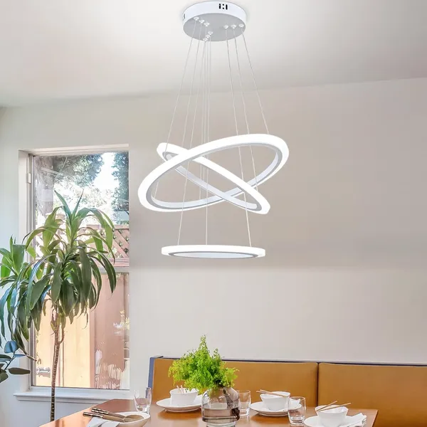 Modern_Led_Chandelier,_Acrylic_3-Ring_Design,_Ring_Flush_Mount_Chandelier_With_Adjustable_Hanging_Cord_Pendant_Light_Fixture,_For_Dining_Living_Room_Bedroom_(White)