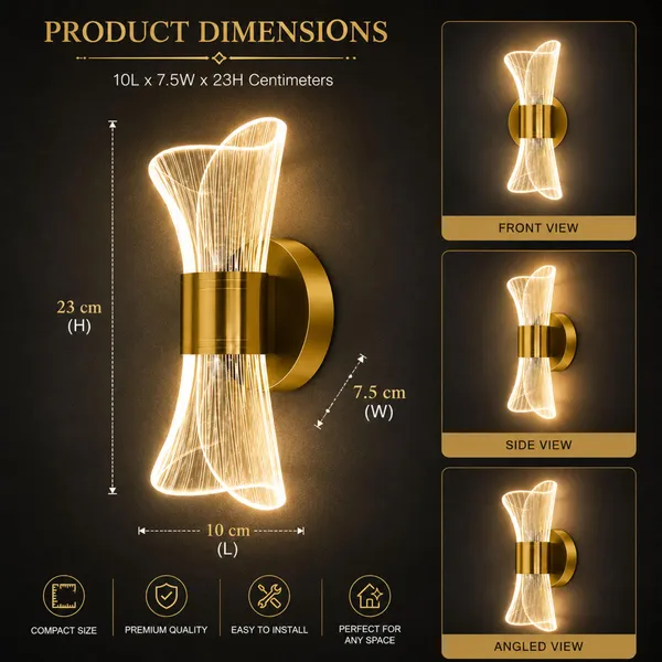 Manraj_Curvy_Style_Led_Wall_Light_With_3_Color_Modes_|_Modern_Acrylic_Wall_Sconce_Lamp_For_Living_Room,_Bedroom,_Hallway_&_Home_Decor_|_Gold_Finish_(23_Cm)_(1,_Curvy)