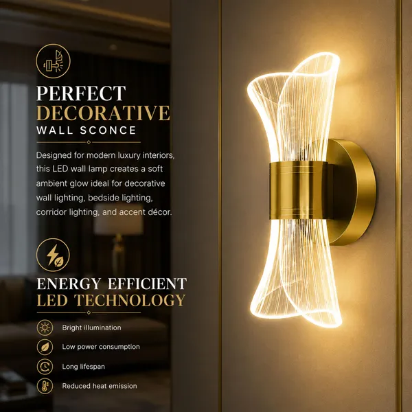 Manraj_Curvy_Style_Led_Wall_Light_With_3_Color_Modes_|_Modern_Acrylic_Wall_Sconce_Lamp_For_Living_Room,_Bedroom,_Hallway_&_Home_Decor_|_Gold_Finish_(23_Cm)_(1,_Curvy)