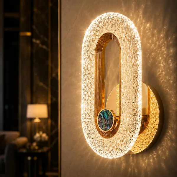 Manraj_Crystal_Led_Wall_Lamp_|_Modern_Luxury_Gold_Finish_Wall_Light_|_Diamond-Cut_Acrylic_Led_Sconce_For_Bedroom,_Living_Room,_Hallway,_Hotel_&_Home_Décor
