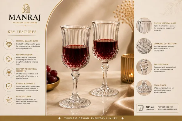 Manraj_Premium_Quality_Wine_Glass_Set_Of_6_180Ml,_Crystal_-_Vintage_Wedding_Premium_Glass_Party_Barware_Ideal_For_Cocktail,_Juice