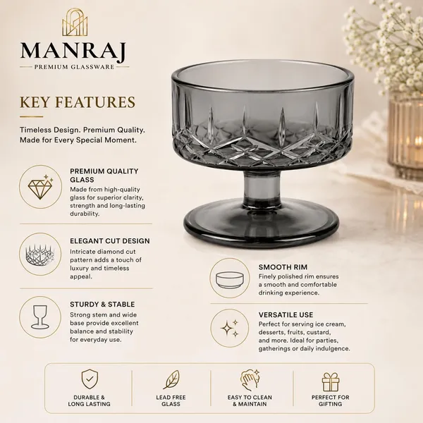 Manraj_Round_Shape_Set_Of_6_For_Ice_Cream_Cup_(180Ml_Each)_-_Dessert_Bowls_For_Sweets_&_Pudding_Suitable_For_Serving_Bowl,_Ice_Cream_Bowl,_Dessert_Bowl_(Black)