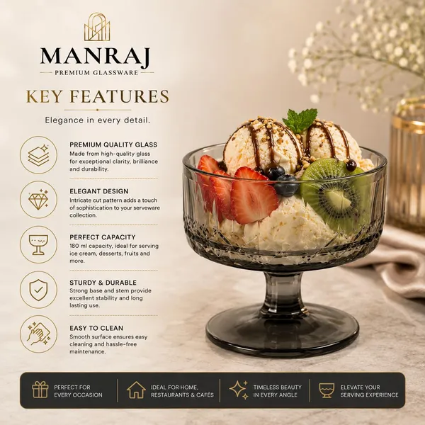 Manraj_Round_Shape_Set_Of_6_For_Ice_Cream_Cup_(180Ml_Each)_-_Dessert_Bowls_For_Sweets_&_Pudding_Suitable_For_Serving_Bowl,_Ice_Cream_Bowl,_Dessert_Bowl_(Black)