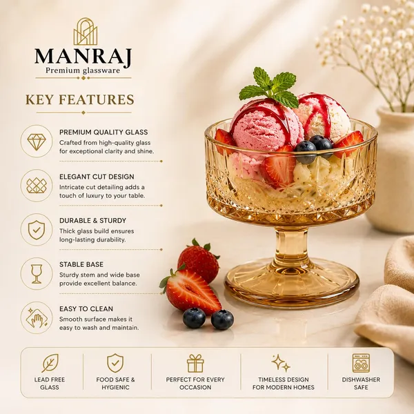 Manraj_Round_Shape_Set_Of_6_For_Ice_Cream_Cup_(180Ml_Each)_-_Dessert_Bowls_For_Sweets_&_Pudding_Suitable_For_Ice_Cream_Bowl,_Dessert_Bowl,_Serving_Bowl(Gold)