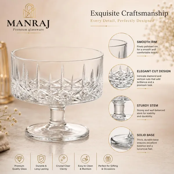 Manraj_Round_Shape_Set_Of_6_For_Ice_Cream_Cup_(180Ml_Each)_-_Dessert_Bowls_For_Sweets_&_Pudding_Suitable_For_Ice_Serving_Bowl,_Cream_Bowl,_Dessert_Bowl_(Clear)