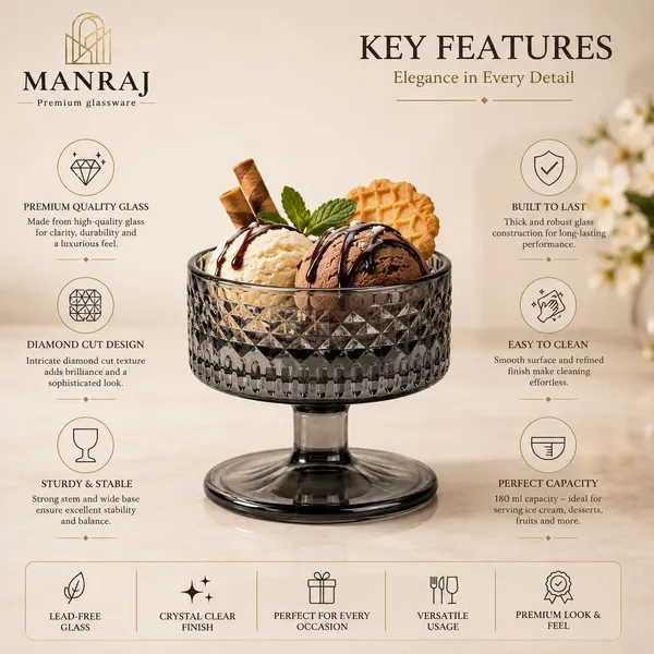 Manraj_Round_Shape_Set_Of_6_For_Ice_Cream_Cup_(180Ml_Each)_-_Dessert_Bowls_For_Sweets_&_Pudding_Suitable_For_Ice_Cream_Bowl,_Serving_Bowl,_Dessert_Bowl_(Black)