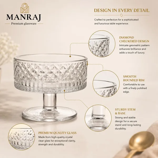 Manraj_Round_Shape_Set_Of_6_For_Ice_Cream_Cup_(180Ml_Each)_-_Dessert_Bowls_For_Sweets_&_Pudding_Suitable_For_Ice_Cream_Bowl,_Serving_Bowl,_Dessert_Bowl_(Clear)