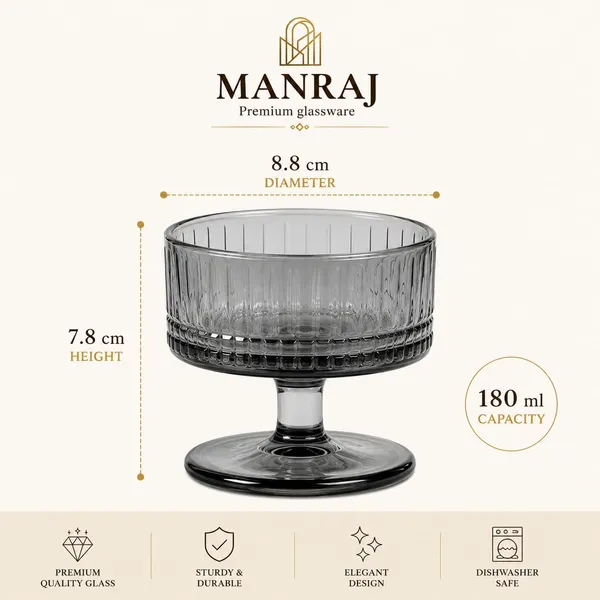 Manraj_Round_Shape_Set_Of_6_For_Ice_Cream_Cup_(180Ml_Each)_Dessert_Bowls_For_Sweets_And_Pudding_Suitable_For_Ice_Cream_Bowl,_Serving_Bowl,_Dessert_Bowl_(Black)