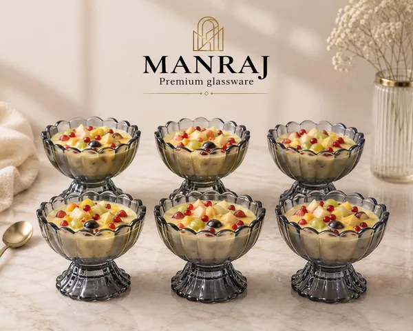 Manraj_Flower_Shape_Set_Of_6_For_Ice_Cream_Cup_(140Ml_Each)_-_Dessert_Bowls_For_Sweets_&_Pudding_Suitable_For_Ice_Cream_Bowl,_Serving_Bowl,_Dessert_Bowl_(Black)