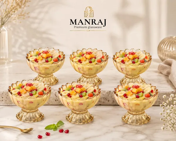 Manraj_Flower_Shape_Set_Of_6_For_Ice_Cream_Cup_(140Ml_Each)_-_Dessert_Bowls_For_Sweets_&_Pudding_Suitable_For_Ice_Cream_Bowl,_Serving_Bowl,_Dessert_Bowl_(Gold)