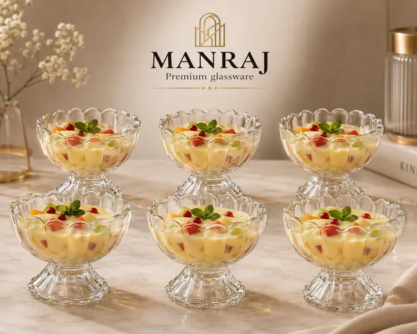 Manraj_Flower_Shape_Set_Of_6_For_Ice_Cream_Cup_(140Ml_Each)_-_Dessert_Bowls_For_Sweets_&_Pudding_Suitable_For_Ice_Cream_Bowl,_Serving_Bowl,_Dessert_Bowl_(Clear)