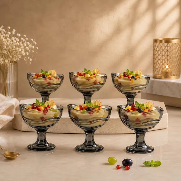 Manraj_Wave_Design_Set_Of_6_For_Ice_Cream_Cup_(170Ml_Each)_-_Dessert_Bowls_For_Sweets_&_Pudding_Suitable_For_Ice_Cream_Bowl,_Serving_Bowl,_Dessert_Bowl_(Black)