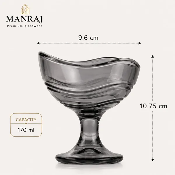 Manraj_Wave_Design_Set_Of_6_For_Ice_Cream_Cup_(170Ml_Each)_-_Dessert_Bowls_For_Sweets_&_Pudding_Suitable_For_Ice_Cream_Bowl,_Serving_Bowl,_Dessert_Bowl_(Black)