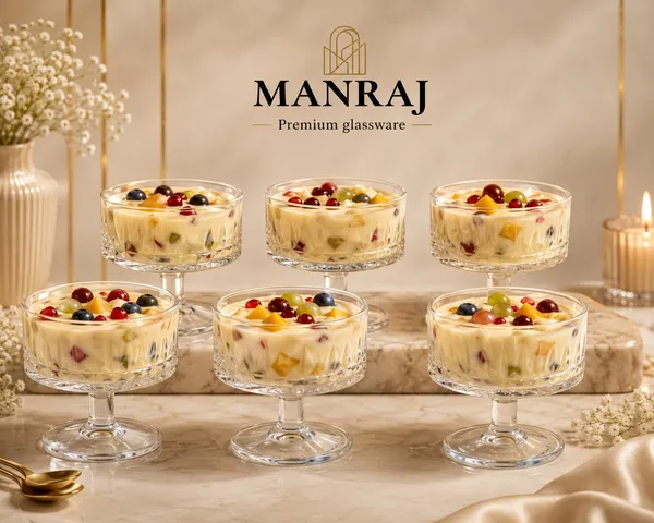 Manraj_Round_Shape_Set_Of_6_For_Ice_Cream_Cup_(180Ml_Each)_-_Dessert_Bowls_For_Sweets,_Pudding_Suitable_For_Ice_Cream_Bowl,_Serving_Bowl,_Dessert_Bowl_(Clear)