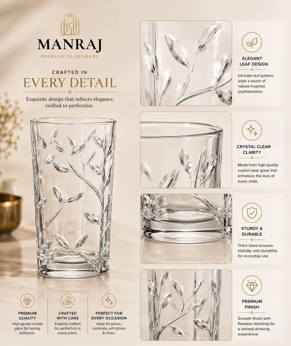Manraj_Premium_Quality_Water/Juice_Glass_Set_Of_6_360Ml,_Lumi_-_Drinking_Glasses_For_Iced_Tea,_Cold_Drink,_Mojito,_Everyday_Use