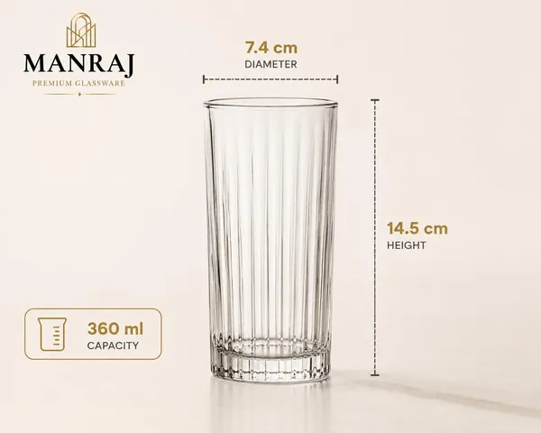 Manraj_Premium_Quality_Water/Juice_Glass_Set_Of_6_360Ml,_Celestia_-_Drinking_Glasses_For_Iced_Tea,_Cold_Drink,_Mojito,_Everyday_Use