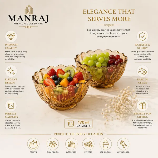 Manraj_Flower_Shape_Set_Of_6_For_Dessert,_Dips,_Nuts_And_Snacks_Bowls_(170Ml_Each)_For_Mixing,_Storing_Suitable_For_Serving_Desserts,_Fruits,_Dry_Fruits,_Lentils_And_Snacks_(Gold)