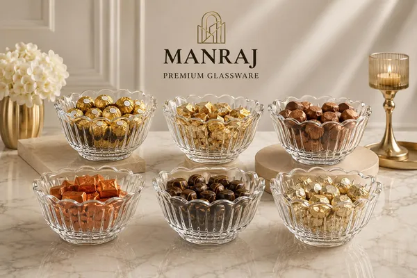 Manraj_Flower_Shape_Set_Of_6_For_Dessert,_Dips,_Nuts_&_Snacks_Bowls_(170Ml_Each)_For_Mixing,_Storing_Suitable_For_Serving_Desserts,_Dry_Fruits,_Fruits,_Lentils_And_Snacks_(Clear)
