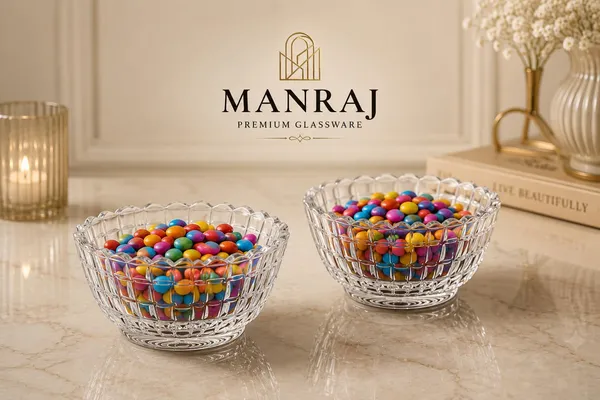 Manraj_Flower_Shape_Set_Of_6_For_Dessert,_Dips,_Snacks_&_Nuts_Bowls_(170Ml_Each)_For_Mixing,_Storing_Suitable_For_Serving_Desserts,_Fruits,_Dry_Fruits,_Lentils_And_Snacks_(Clear)