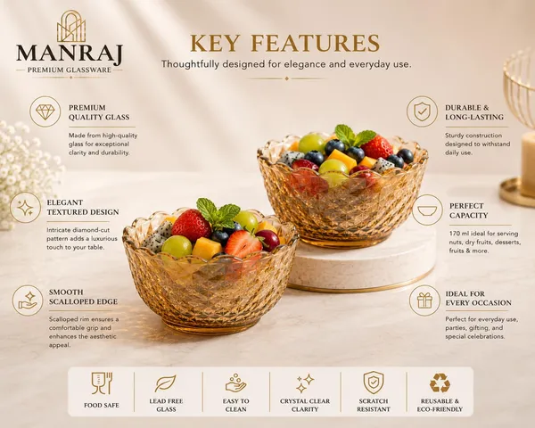 Manraj_Flower_Shape_Set_Of_6_For_Dessert,_Dips,_Nuts,_Snacks_Bowls_(170Ml_Each)_For_Mixing,_Storing_Suitable_For_Serving_Desserts,_Fruits,_Dry_Fruits,_Lentils_And_Snacks_(Gold)