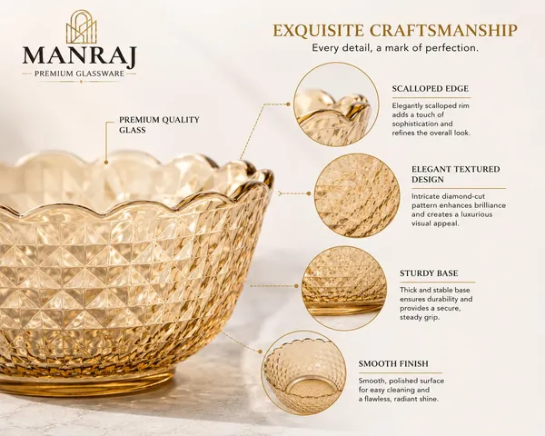 Manraj_Flower_Shape_Set_Of_6_For_Dessert,_Dips,_Nuts,_Snacks_Bowls_(170Ml_Each)_For_Mixing,_Storing_Suitable_For_Serving_Desserts,_Fruits,_Dry_Fruits,_Lentils_And_Snacks_(Gold)