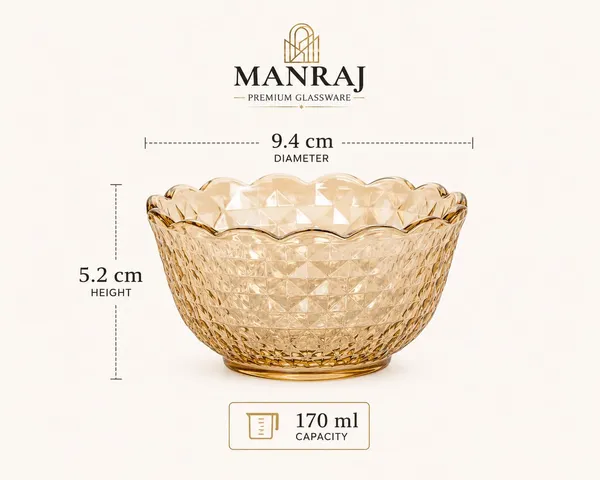 Manraj_Flower_Shape_Set_Of_6_For_Dessert,_Dips,_Nuts,_Snacks_Bowls_(170Ml_Each)_For_Mixing,_Storing_Suitable_For_Serving_Desserts,_Fruits,_Dry_Fruits,_Lentils_And_Snacks_(Gold)
