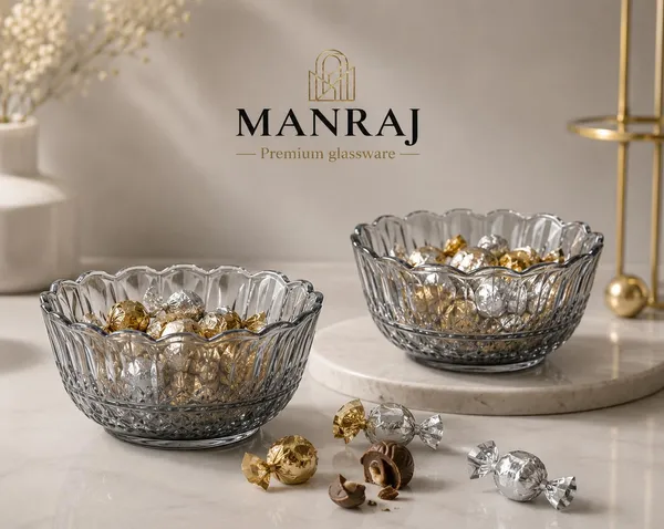 Manraj_Flower_Shape_Set_Of_6_For_Dessert,_Dips,_Nuts,_Snacks_Bowls_(170Ml_Each)_For_Mixing,_Storing_Suitable_For_Serving_Desserts,_Fruits,_Dry_Fruits,_Lentils_And_Snacks_(Black)