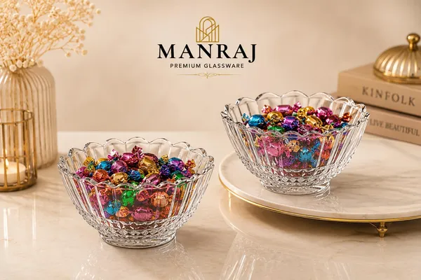 Manraj_Flower_Shape_Set_Of_6_For_Dessert,_Dips,_Nuts_&_Snacks_Bowls_(170Ml_Each)_For_Mixing,_Storing_Suitable_For_Serving_Desserts,_Fruits,_Dry_Fruits,_Lentils_&_Snacks_(Clear)