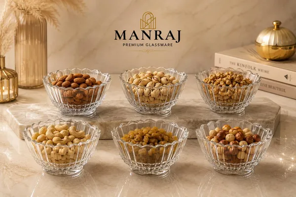 Manraj_Flower_Shape_Set_Of_6_For_Dessert,_Dips,_Nuts_&_Snacks_Bowls_(170Ml_Each)_For_Mixing,_Storing_Suitable_For_Serving_Desserts,_Fruits,_Dry_Fruits,_Lentils_&_Snacks_(Clear)
