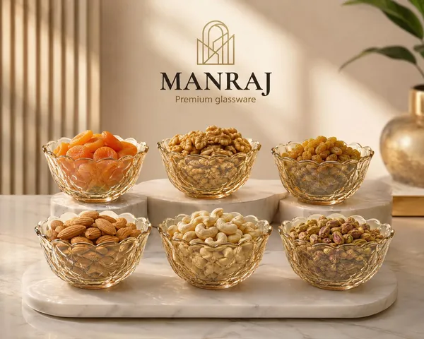 Manraj_Flower_Shape_Set_Of_6_For_Dessert,_Dips,_Nuts_&_Snacks_Bowls_(170Ml_Each)_For_Mixing,_Storing_Suitable_For_Serving_Desserts,_Fruits,_Dry_Fruits,_Lentils_And_Snacks_(Gold)