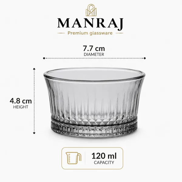 Manraj_Round_Shape_Set_Of_6_For_Dessert,_Dips,_Nuts,_Snacks_Bowls_(120Ml_Each)_For_Mixing,_Storing_Suitable_For_Serving_Desserts,_Fruits,_Dry_Fruits,_Lentils_&_Snacks_(Black)