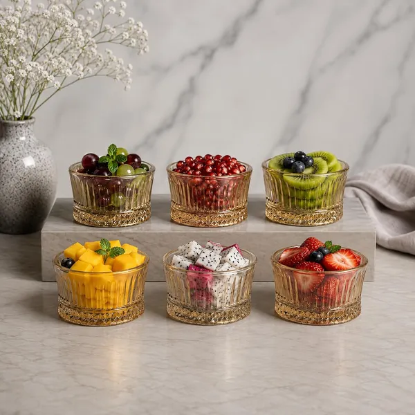 Manraj_Round_Shape_Set_Of_6_For_Dessert,_Dips,_Nuts,_Snacks_Bowls_(120Ml_Each)_For_Mixing,_Storing_Suitable_For_Serving_Desserts,_Fruits,_Dry_Fruits,_Lentils_And_Snacks_(Gold)