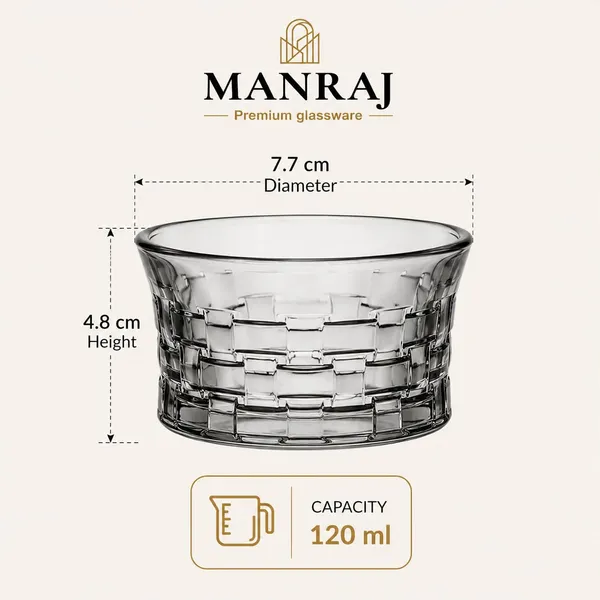 Manraj_Round_Shape_Set_Of_6_For_Dessert,_Dips,_Nuts,_Snacks_Bowls_(120Ml_Each)_For_Mixing,_Storing_Suitable_For_Serving_Desserts,_Fruits,_Dry_Fruits,_Lentils_And_Snacks_(Black)