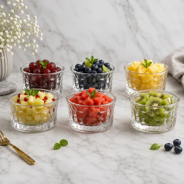 Manraj_Round_Shape_Set_Of_6_For_Dessert,_Dips,_Nuts,_Snacks_Bowls_(120Ml_Each)_For_Mixing,_Storing_Suitable_For_Serving_Desserts,_Fruits,_Dry_Fruits,_Lentils_And_Snacks_(Clear)