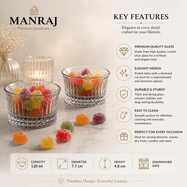Manraj_Round_Shape_Set_Of_6_For_Dessert,_Dips,_Nuts_&_Snacks_Bowls_(120Ml_Each)_For_Mixing,_Storing_Suitable_For_Serving_Desserts,_Fruits,_Dry_Fruits,_Lentils_&_Snacks_(Black)