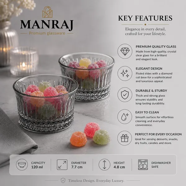 Manraj_Round_Shape_Set_Of_6_For_Dessert,_Dips,_Nuts_&_Snacks_Bowls_(120Ml_Each)_For_Mixing,_Storing_Suitable_For_Serving_Desserts,_Fruits,_Dry_Fruits,_Lentils_&_Snacks_(Black)