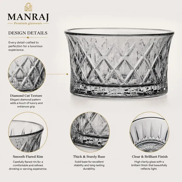 Manraj_Round_Shape_Set_Of_6_For_Dessert,_Dips,_Nuts_And_Snacks_Bowls_(120Ml_Each)_For_Mixing,_Storing_Suitable_For_Serving_Desserts,_Fruits,_Dry_Fruits,_Lentils_And_Snacks_(Black)