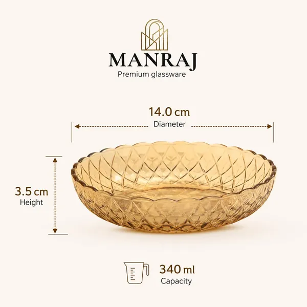 Manraj_Round_Diamond_Edge_Gold_Glass_Tray_Plate_-_340Ml_For_Serving_Dry_Fruits,_Snacks_Serving_Tray_Perfect_For_Homes,_Restaurants,_Cafés,_Hotels,_Parties,_Festivals,_Weddings