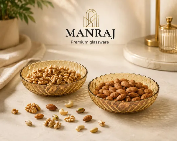 Manraj_Round_Diamond_Edge_Gold_Glass_Tray_Plate_-_340Ml_For_Serving_Dry_Fruits,_Snacks_Serving_Tray_Perfect_For_Homes,_Restaurants,_Cafés,_Hotels,_Parties,_Festivals,_Weddings