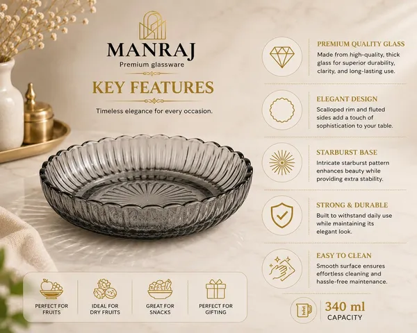 Manraj_Round_Lumi_Plate_Black_Glass_Tray_Plate_-_340Ml_Set_Of_6_For_Serving_Dry_Fruits,_Snacks_Serving_Tray_Perfect_For_Homes,_Restaurants,_Cafés,_Hotels,_Parties,_Festivals,_Weddings