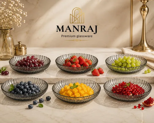Manraj_Round_Lumi_Plate_Black_Glass_Tray_Plate_-_340Ml_Set_Of_6_For_Serving_Dry_Fruits,_Snacks_Serving_Tray_Perfect_For_Homes,_Restaurants,_Cafés,_Hotels,_Parties,_Festivals,_Weddings