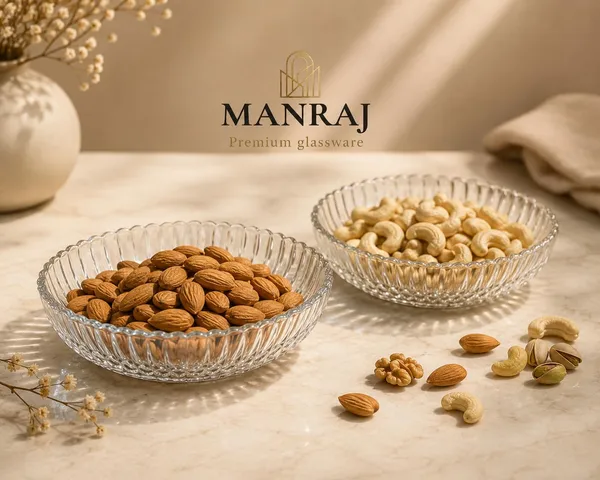 Manraj_Round_Lumi_Plate_Clear_Glass_Tray_Plate_-_340Ml_For_Serving_Dry_Fruits,_Snacks_Serving_Tray_Perfect_For_Homes,_Restaurants,_Cafés,_Hotels,_Parties,_Festivals,_Weddings