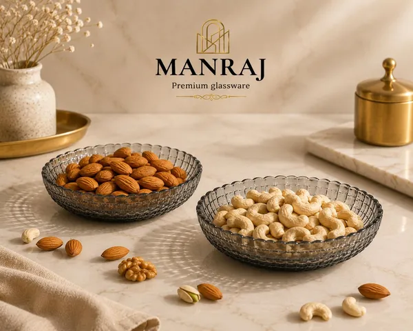 Manraj_Round_Prism_Plate_Black_Glass_Tray_Plate_-_340Ml_For_Serving_Dry_Fruits,_Snacks_Serving_Tray_Perfect_For_Homes,_Restaurants,_Cafés,_Hotels,_Parties,_Festivals,_Weddings