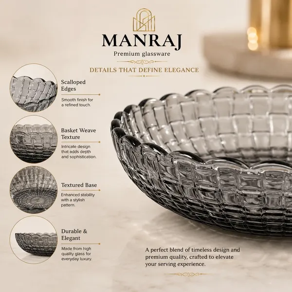 Manraj_Round_Prism_Plate_Black_Glass_Tray_Plate_-_340Ml_For_Serving_Dry_Fruits,_Snacks_Serving_Tray_Perfect_For_Homes,_Restaurants,_Cafés,_Hotels,_Parties,_Festivals,_Weddings